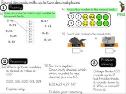 Decimals- Round decimals with up to two decimal places | Teaching Resources