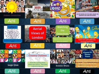 End of Year Summer Quiz 2025