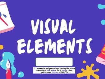 Visual Elements Lesson Block