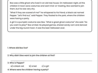 Halloween Activities for Kids | No Prep Coloring Pages, Worksheets & Puzzles | Cute Not Scary | Grad