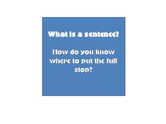 SPaG activity revising types of sentences