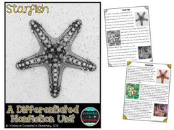 Differentiated Nonfiction Unit: Starfish