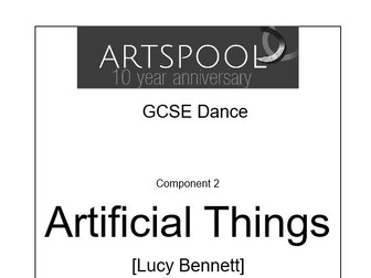 Artificial Things Student Workbooks: GCSE Dance