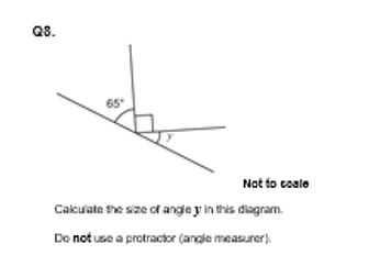 Year 6 SATs questions based on Unit 1 Summer White Rose:  Geometry