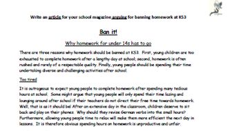 Writing to Argue | Teaching Resources
