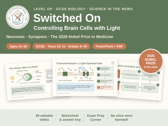 Switched On: The Science Behind the 2026 Nobel Prize in Medicine