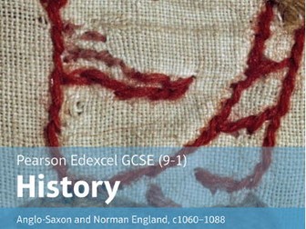 Norman Conquest full SOW - Edexcel GCSE History