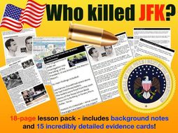 JFK Assassination - 18 page lesson pack