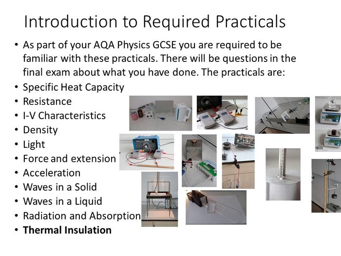 Thermal Insulation Required Practical Lesson (with Instructions For ...