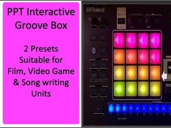 Interactive Music GrooveBox - Film/Video Game Compositional Devices