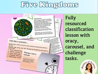 Classification: Five Kingdoms