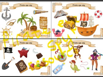 Pirate Eye Spy Writing Prompt