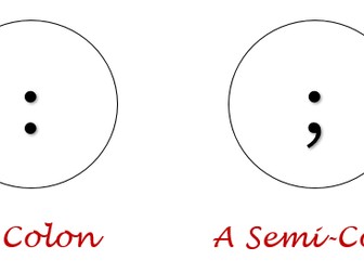 Colons & Semi-Colons