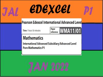 Guided Solution Edexcel IAL January 2022 P1