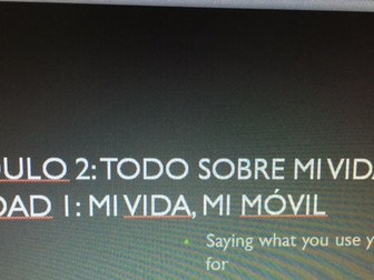 Viva 2 - Módulo 2 - Unidad 1 Mi vida, mi móvil