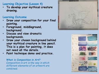 Mythical Creatures Painting Project