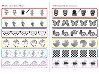 Visual perception exercises