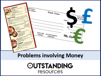Using Money and Problems involving Money - Lesson and Worksheet
