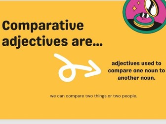 ESOL Grammar-Comparative adjectives