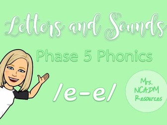 Phase 5a Phonics /e-e/ resource pack (Letters & Sounds)