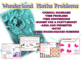 "Alice in Wonderland" Maths Projects: Cross-Curricular  Victorian Literature