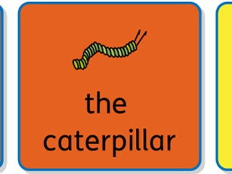 The very hungry caterpillar colourful semantics