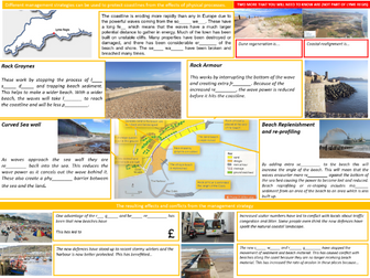 AQA GCSE Geography 9-1 Paper 1 Differentiated Case Study Resources