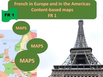 Maps! French in Europe and in the Americas - Content-based maps - FR 1