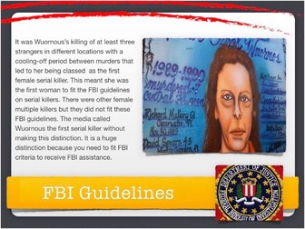Aileen Wuornos Presentation ~ Serial Killer + Quiz + Flashcards = 61 Slides