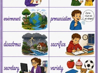 Year 6 EAL Spelling Poster - Autumn Week 10