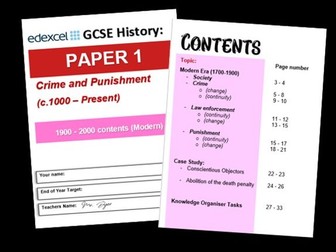 Edexcel Crime and Punishment Revision Guide (Book 4 - Modern)