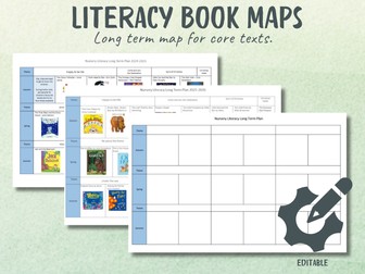 Literacy Long Term Book Maps