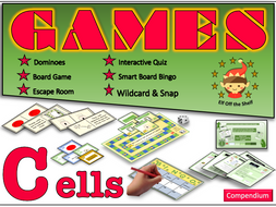 Plant and Animal Cells- Games Compendium KS3 | Teaching Resources