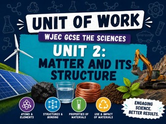 WJEC New GCSE "The Sciences" - Full resources for Unit 2.4 - The Earth's Essential Resources