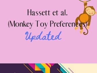 CIE - Hassett et al ( Monkey and toy preferences)