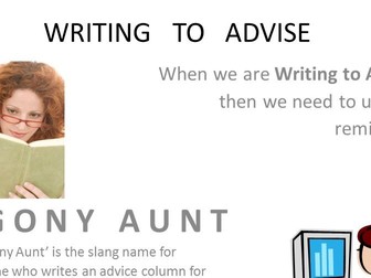 GCSE Writing to Advise