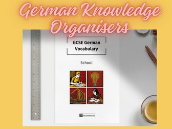 German Knowledge Organisers, Lessons and More!