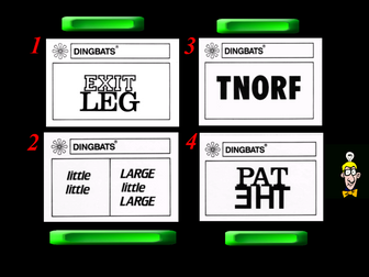 Dingbats starters or fun lessons with your tutor group