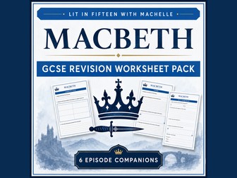 Macbeth GCSE Revision Worksheet Pack