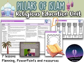 KS2 The Five Pillars of Islam - Religious Education Unit - 7 Lessons