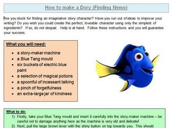 Year 5 /6 - Instructions - Model text - 'How to Make a Dory' with 3 differentiated comprehensions.