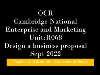 R068 Design a business proposal