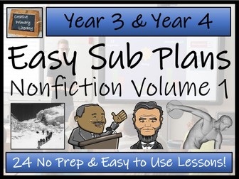LKS2 Emergency Substitution Plans | Non-Fiction Volume One