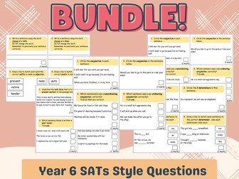 Variety of Year 6 SATs Style Questions
