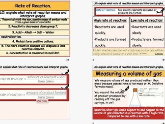 Rates of Reaction