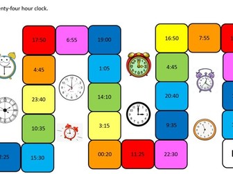 Spanish - telling the time - board games - speaking and listening