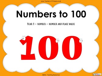 Numbers to 100 - Year 1
