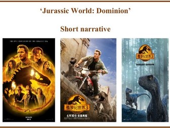 Jurassic World Dominion Writing Year 6