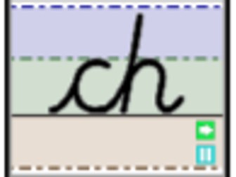 Cursive handwriting stickers