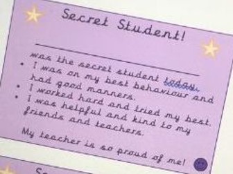 Secret Student Certificates